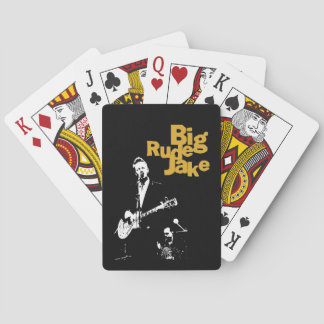 Big Rude Jake cartes à jouer - guitare électrique