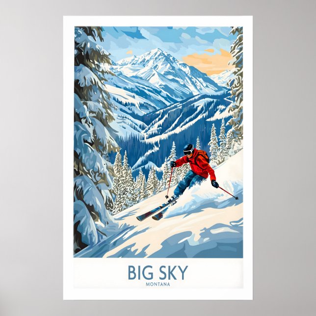 Big Sky Ski Poster 1 (Devant)
