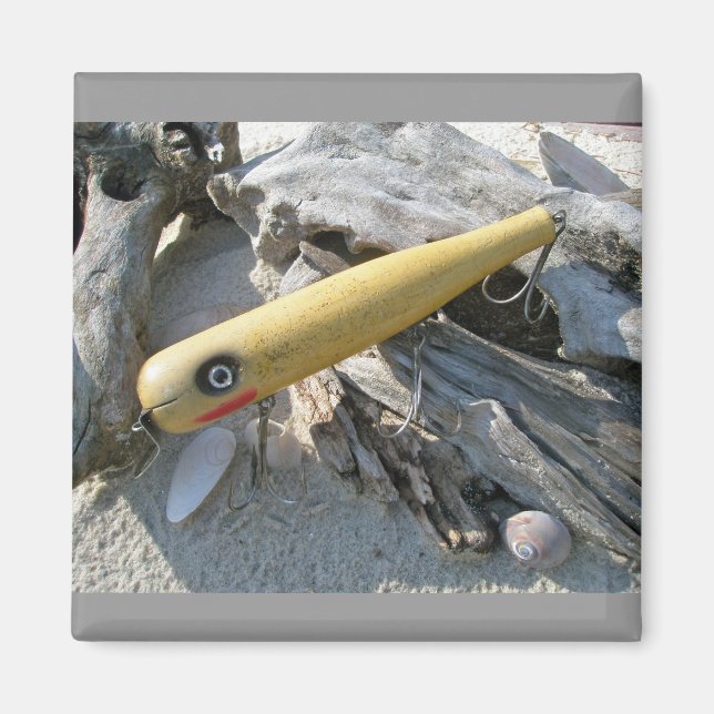 Big Snook Vintage Lure Magnet (Devant)