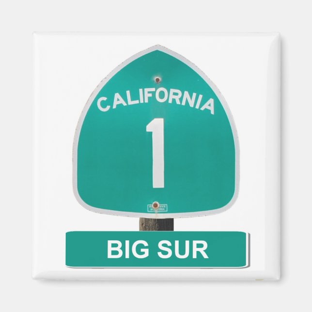 Big Sur, California Highway 1 Magnet (Devant)