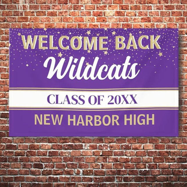 Big Welcome Back Class Reunion Bannière (Créateur téléchargé)