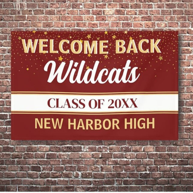 Big Welcome Back Class Reunion Bannière (Créateur téléchargé)