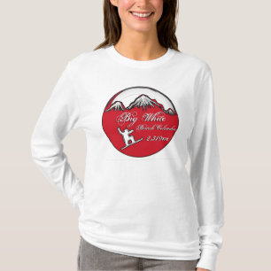 Big White Colombie-Britannique rouge femme sweat -