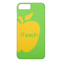 Big Yellow Apple Teacher's iPhone 7 Plus Coque