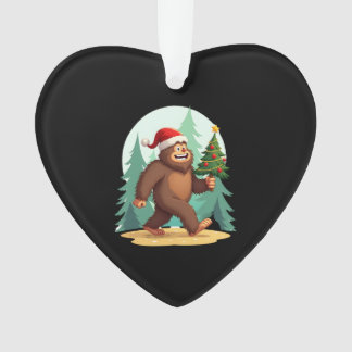 Bigfoot Christmas Tree Santa Hat (2)