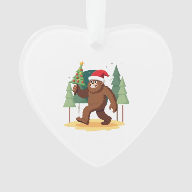 Bigfoot Christmas Tree Santa Hat (4) (devant)
