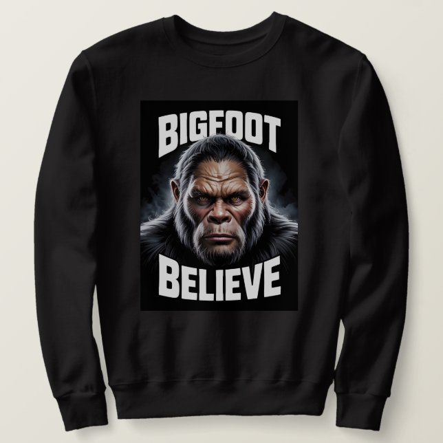 Bigfoot Croyez Cryptid Sweatshirt de ventilateur (Design devant)