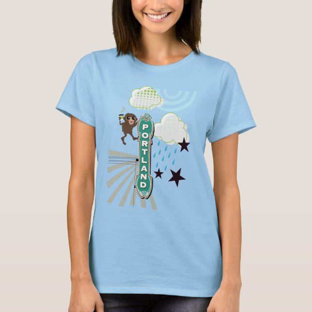 Bigfoot en T-shirt P-town (Devant)
