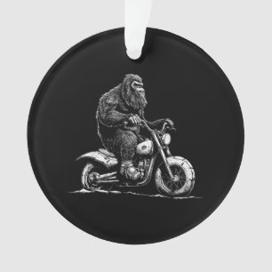 Bigfoot équitation Un Vélo Moto Drôle Sasquatch M