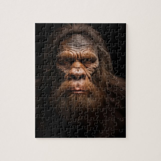 Bigfoot Face Puzzle (Vertical)