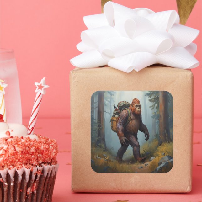 Bigfoot Sasquatch birthday father's day Sticker (Fête)
