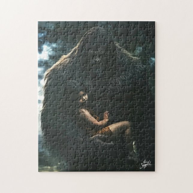 Bigfoot Sauveteur d'Enfant : Puzzle (Vertical)