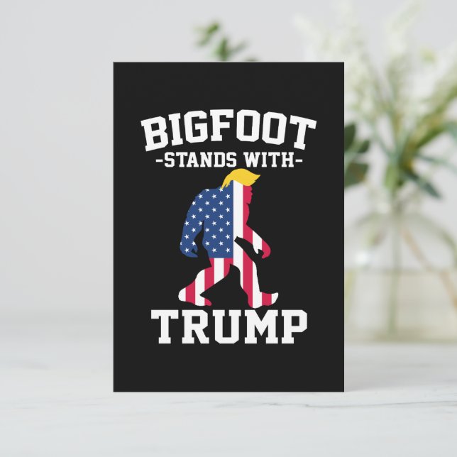 Bigfoot Se Déplace Avec Les Élections Trump De 202 (Debout devant)