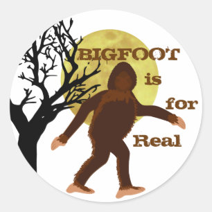 Bigfoot Squatch est pour le vrai autocollant de