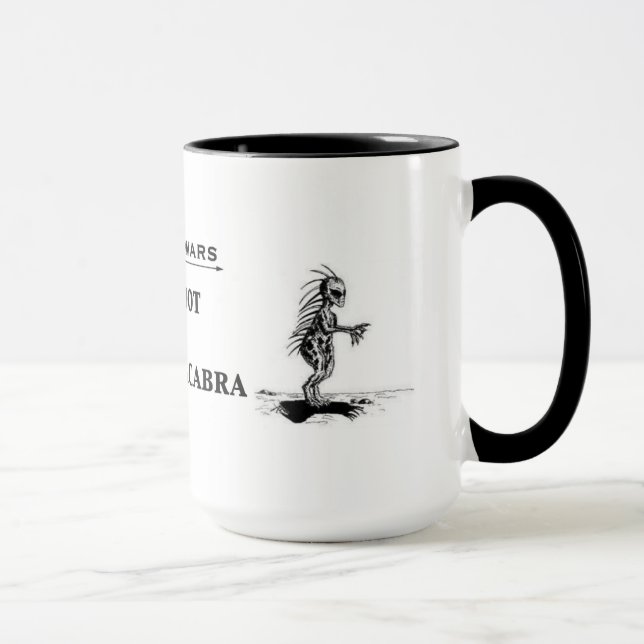 "Bigfoot tasse contre d'EL Chupacabra" (Droite)