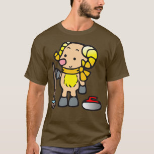 Bighorn Sheep Playing Curling Classic TShirt
