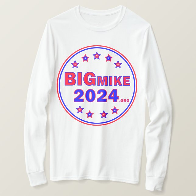 BigMike2024 : T-shirt homme à longue portée (Design devant)