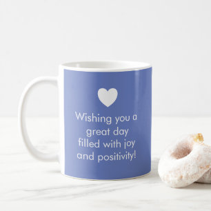 Bijou couleur tendance bleu - Nom / Mug de positiv