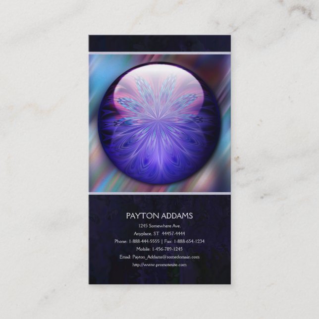 Bijou d'IceFire - carte de visite vertical (Devant)