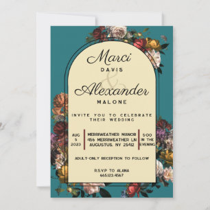 Bijou Maximaliste Faire-part de mariage tonique