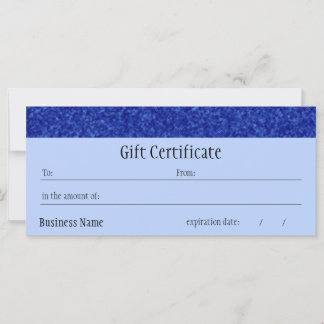 Bijoux - Certificat cadeau Sapphire