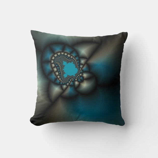 Bijoux fractal coussin d'art (Recto)