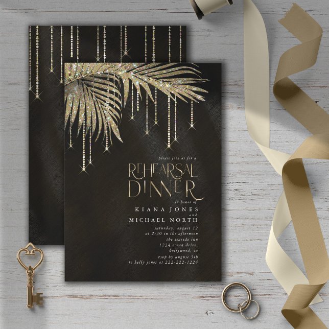 Bijoux Palm Leaf Dîner de répétition Gold ID830 (Créateur téléchargé)
