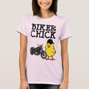 BIKER CHICK, T-shirts moto pour dames