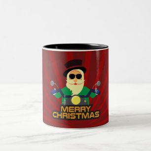 Biker Père Noël Mug
