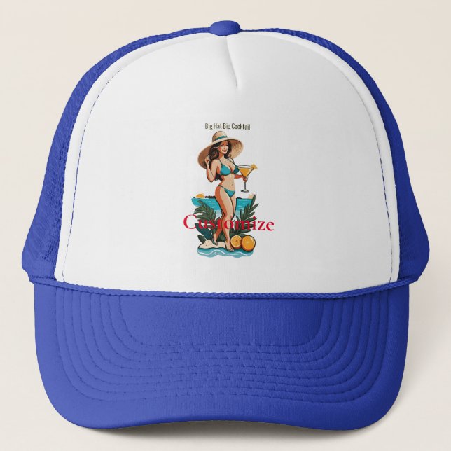 Bikini Babe Big Casquette - Big Cocktail Thunder_C (Devant)