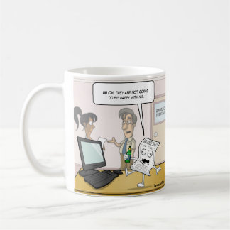 Bilan comptable douteux Punny Coffee Mug