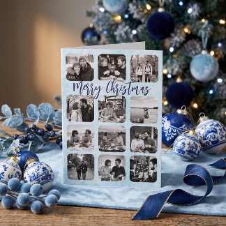 Bilan de l'année | 12 Photo Carte de Noël pour Cou