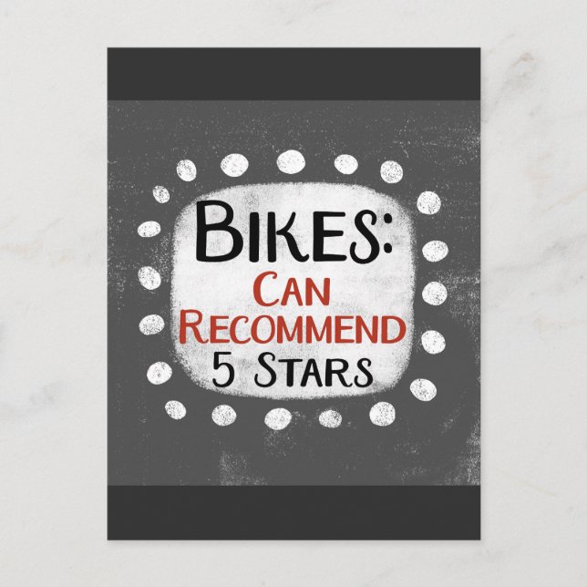 Bilan des vélos 5 étoiles Carte postale (Devant)