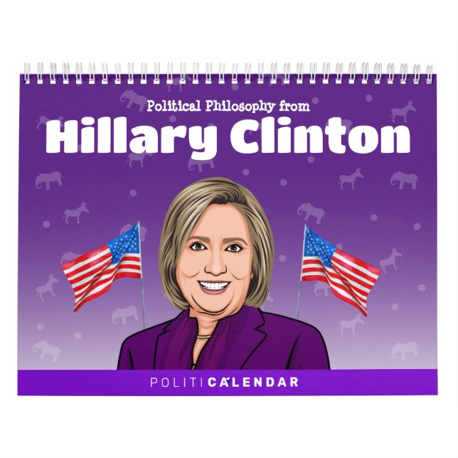Bilary Clinton - Calendrier de l'humour politique (Protection)