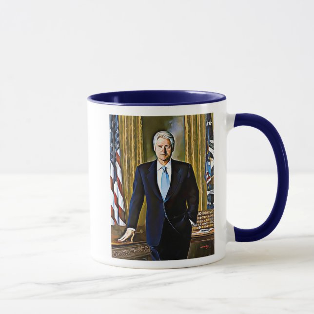 Bill Clinton 42e président Keepsaké Coffee Mug (Droite)
