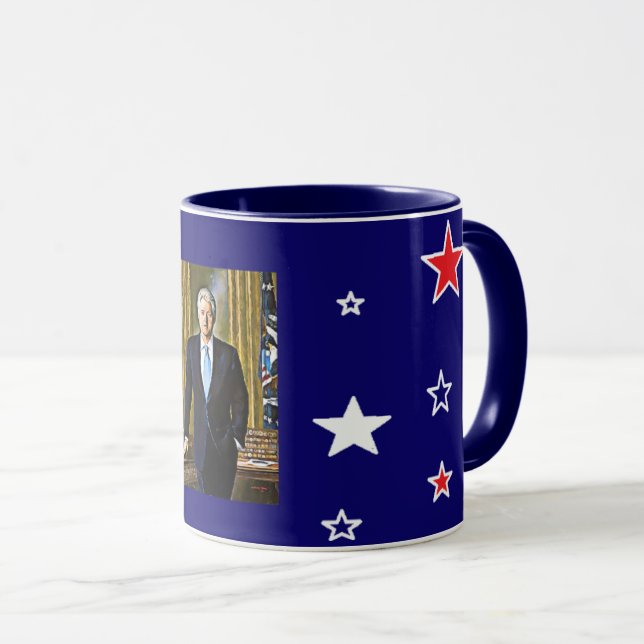 Bill Clinton 42e président Keepsaké Coffee Mug (Devant droit)