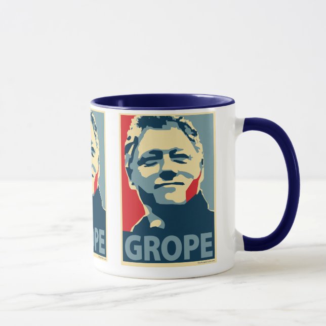 Bill Clinton - tâtonnement : Tasse d'OHP (Droite)