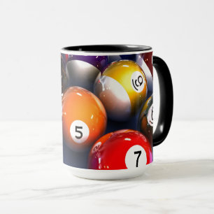 Billard coloré Lover Billard Balls Mug