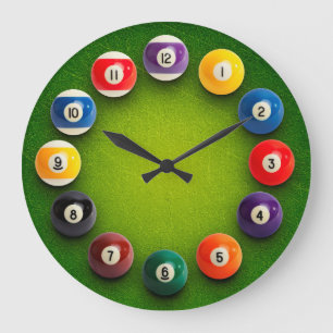 Billard Snooker Horloge de nouveauté