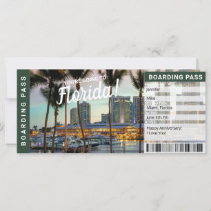 Billet cadeau de voyage de vacances en Floride
