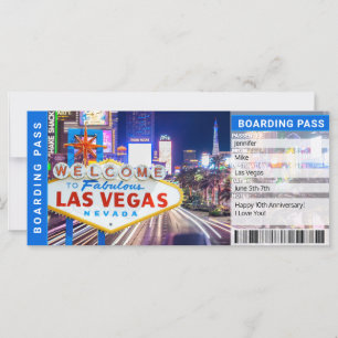 Billet cadeau pour Las Vegas Surprise Trip Boardin