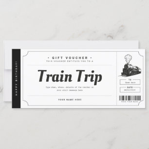Billet cadeau voyage train surprise
