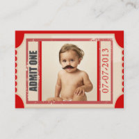 Billet Carnaval Anniversaire Invitation Carte Chub