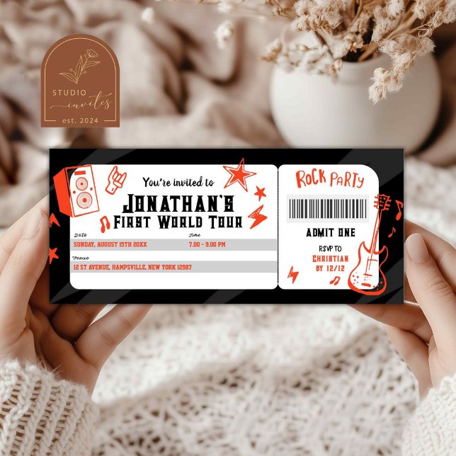Billet d'anniversaire de la première tournée mondi (Créateur téléchargé)