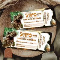 Billet d'anniversaire Dinomite Jurassic
