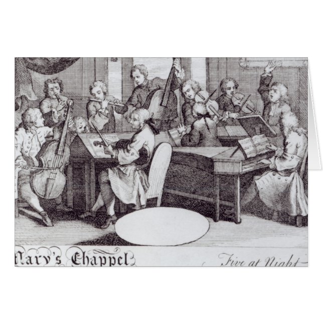 Billet de concert pour la chapelle de Mary (Devant horizontal)