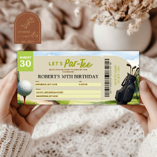 Billet de golf Partee Sport Adulte Anniversaire
