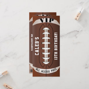 Billet de passe VIP pour fête d'anniversaire de sp
