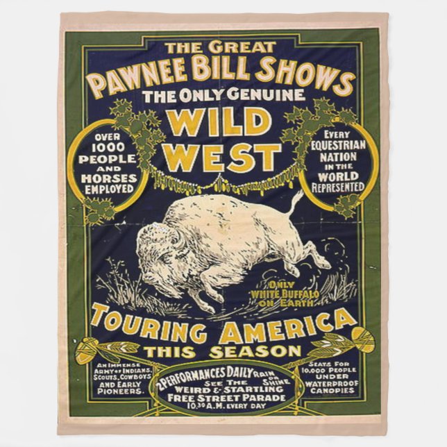 BILLET DE PAWNEE Couvertures en polaire (Devant)