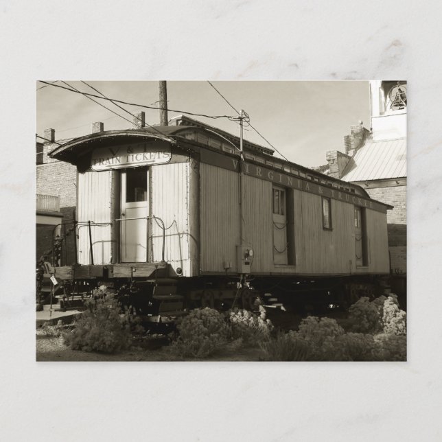 Billet de train et carte postale ferroviaire (Devant)